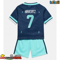 Camisa de Futebol Alemanha Kai Havertz #7 Equipamento Secundário Infantil Mundo 2026 Manga Curta (+ Calças curtas)